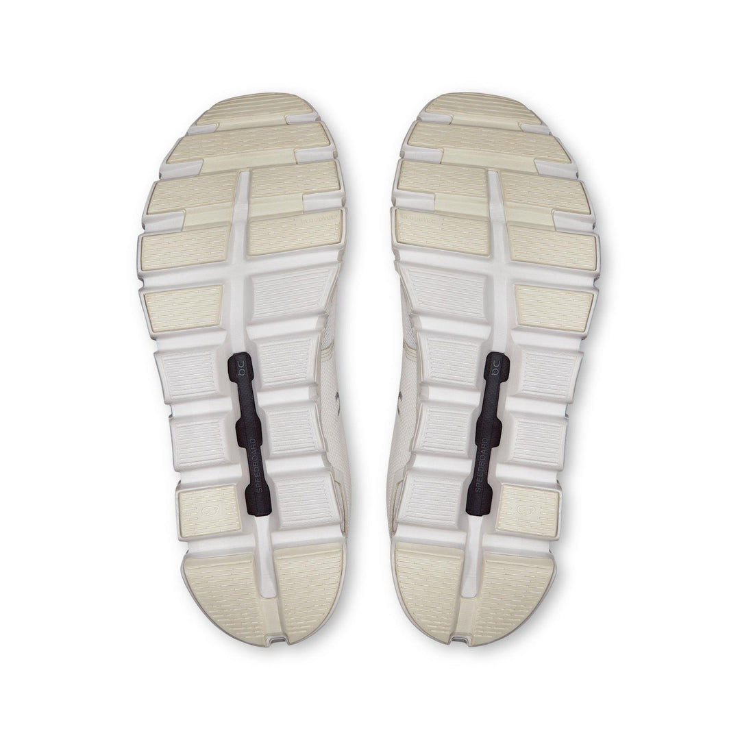 Men's Wide Fit On Cloud 6 Wide Trainers in White/White - Image 13
