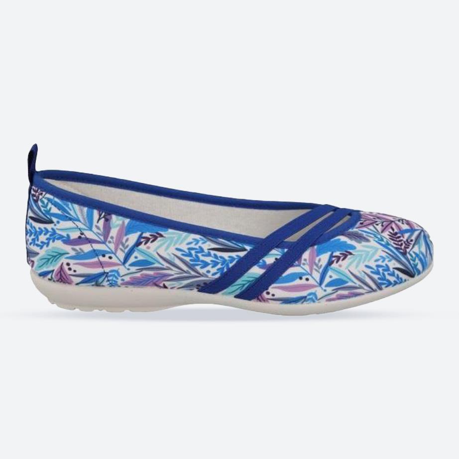 Women's Wide Fit DB Jaguar Shoes in Blue - Image 1