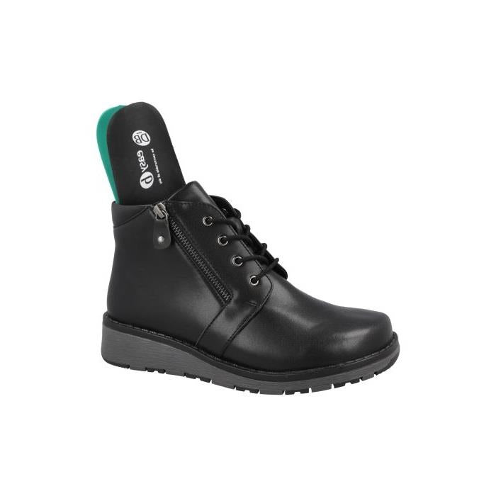 Women's Wide Fit DB Selby Boots in Black Synthetic - Image 1