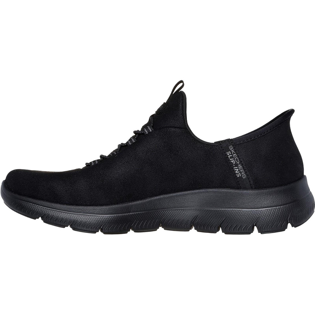 Women's Wide Fit Skechers 150254 Slip-ins Summits Trainers in Black - Image 4