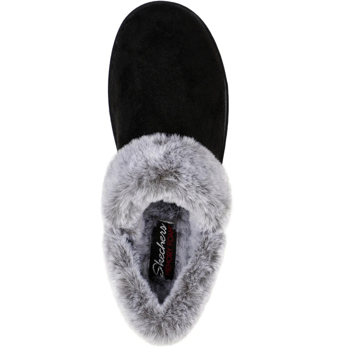 Women's Wide Fit Skechers Cozy 167219 Campfire Fresh Toast Slippers in Chestnut - Image 1