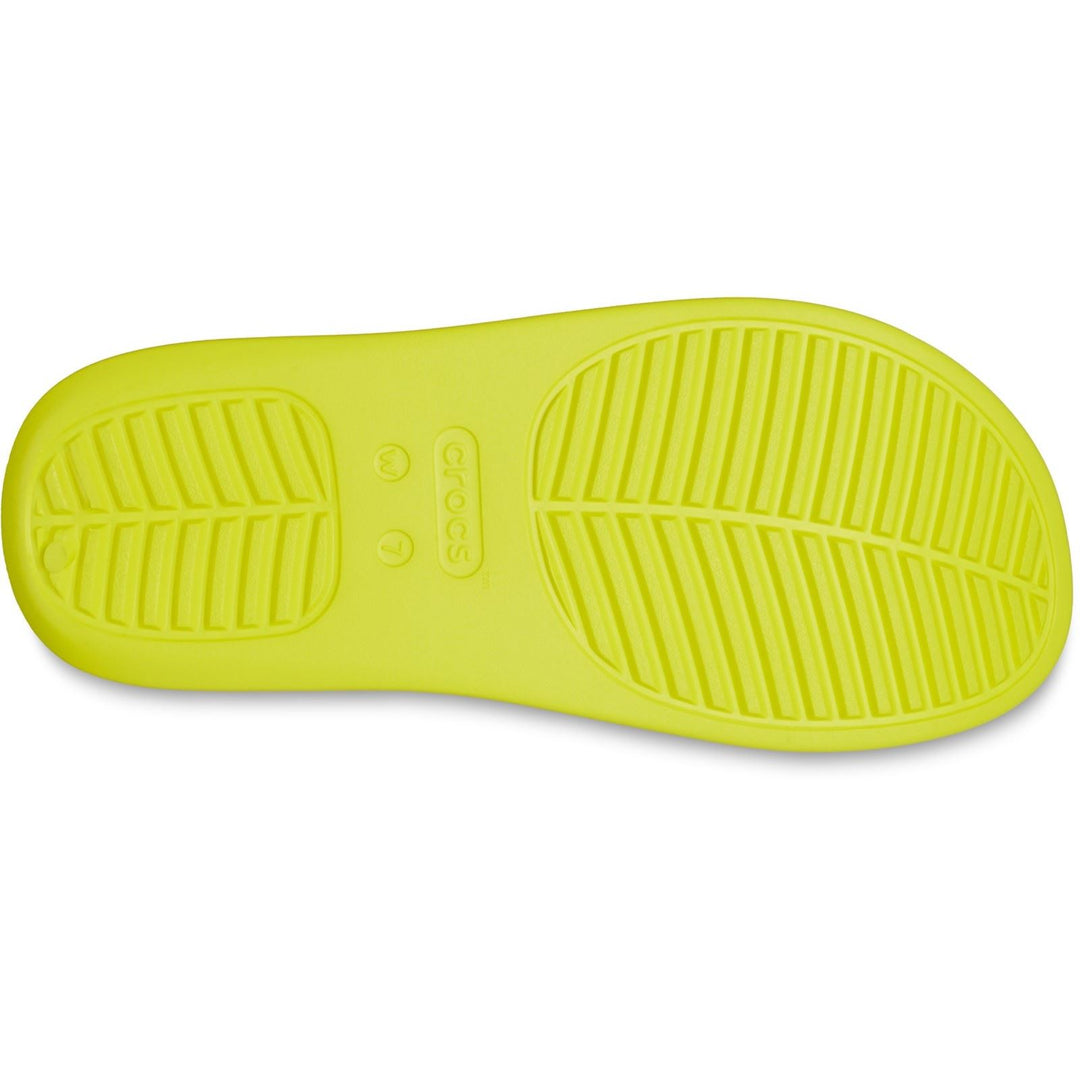 Women's Crocs 209410 Getaway Platform Flip Slippers in Black - Image 12