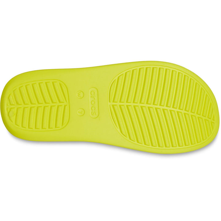 Women's Crocs 209410 Getaway Platform Flip Slippers in Black - Image 1