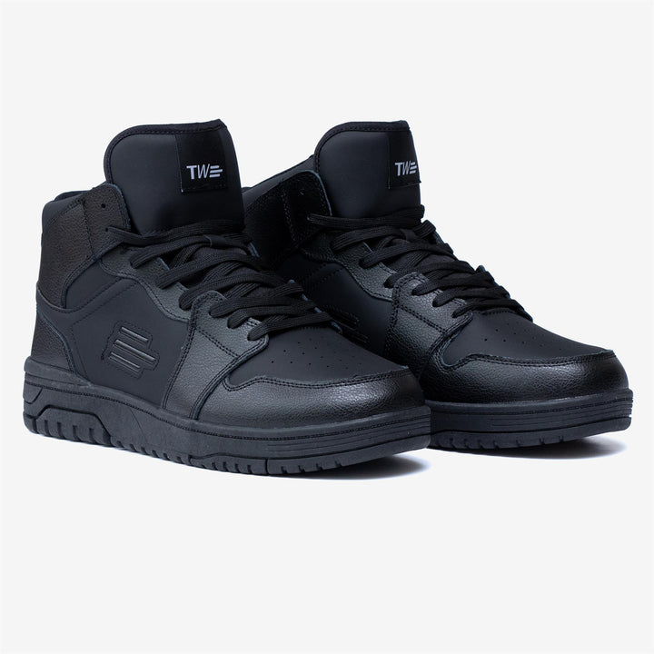 Men's Wide Fit Tredd Well Toony Boots in Black - Image 1