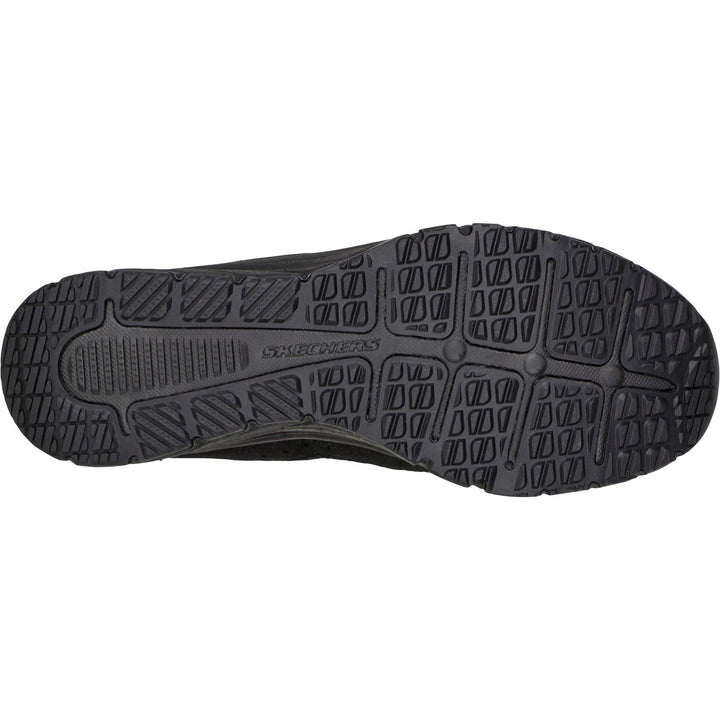 Women's Wide Fit Skechers 104281 Gratis Sport Live Golden Trainers - Black in Black - Image 1