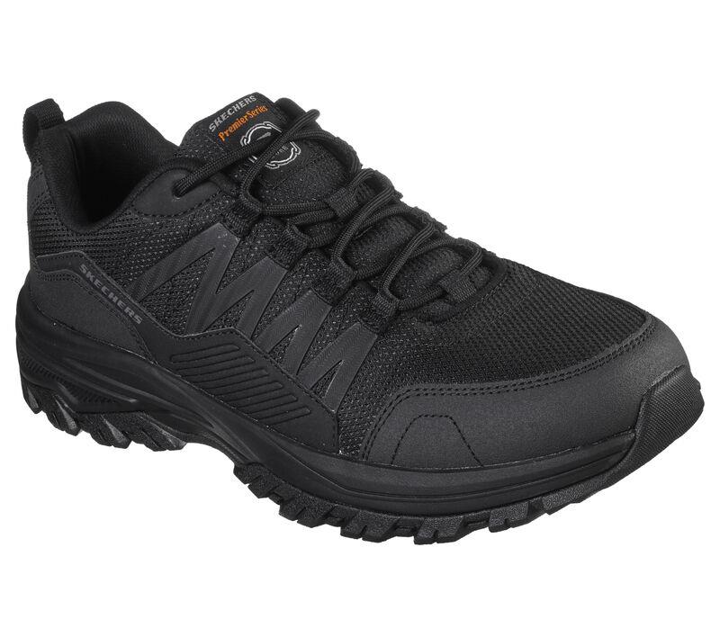 Men's Wide Fit Skechers 200000EC Fannter Occupational Shoes in Black - Image 3
