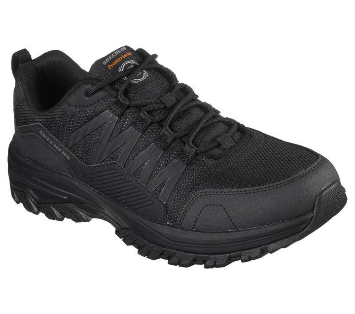 Men's Wide Fit Skechers 200000EC Fannter Occupational Shoes in Black - Image 1