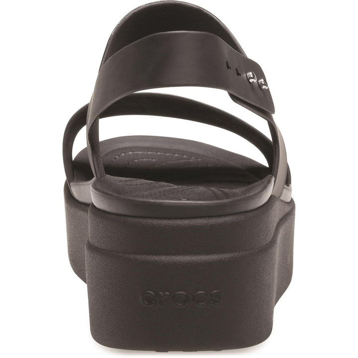 Women's Crocs 206453 Brooklyn Low Wedge Sandals in Black - Image 1