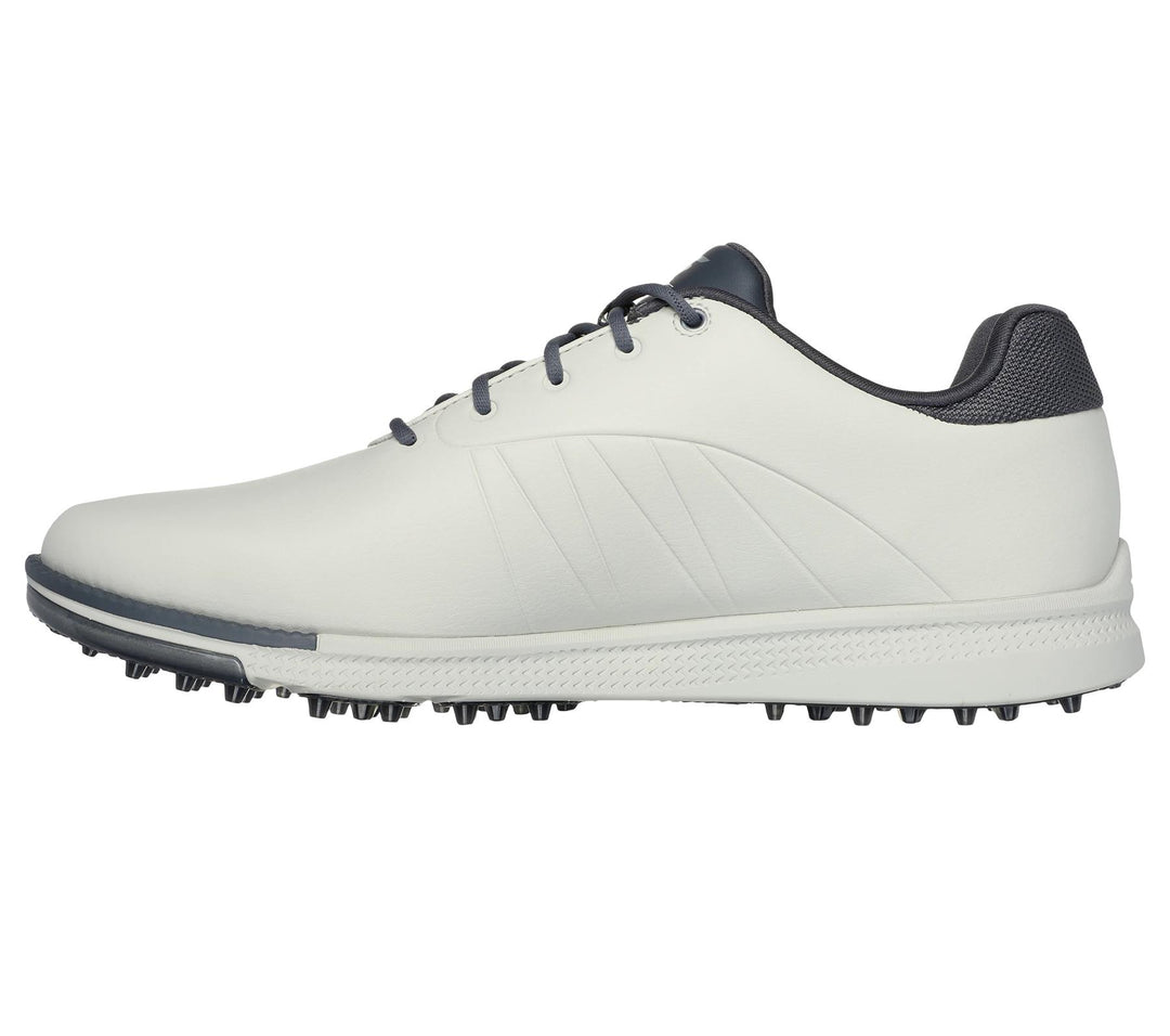 Men's Wide Fit Skechers 214099 Go Golf Tempo Trainers in Natural/Grey - Image 4