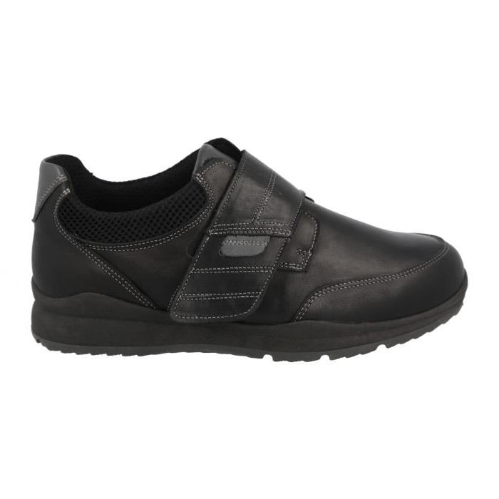 Men's Wide Fit DB Darwin Shoes in Black - Image 1