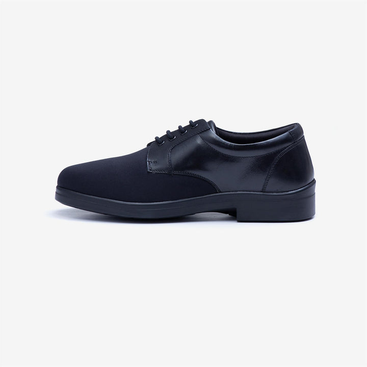 Mens Wide Fit Tredd Well Ryan Lace Up Shoes - Black in Black - Image 1