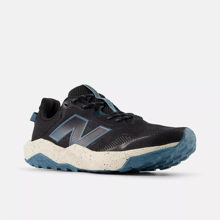 Men's Wide Fit New Balance MNTR9D5 Dynasoft Nitrel V6 Trail Walking/Running Trainers in Black/Salt Water - Image 1