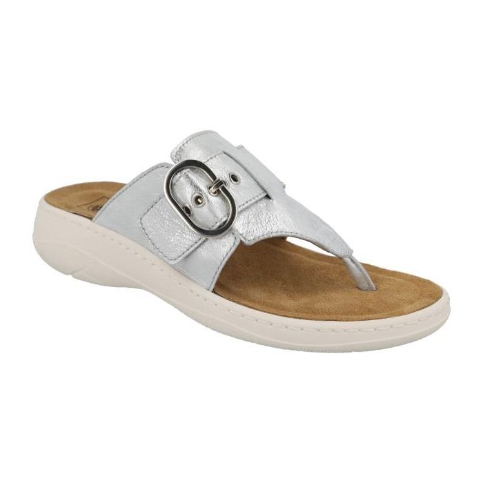 Women's Wide Fit DB Light Sandals in Mottled Taupe - Image 1