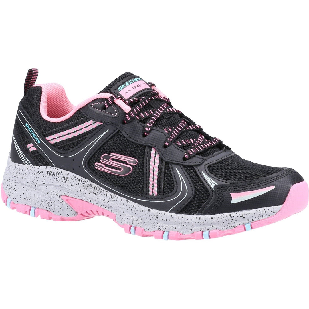 Women's Wide Fit Skechers 149820 Hillcrest Vast Adventure Trainers - Black/Hot Pink in Black/Hot Pink - Image 3