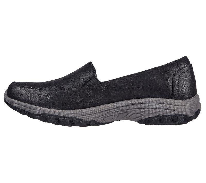 Women's Relaxed Fit Skechers 158385 Reggae Fest 2.0 Textbook Shoes in Black - Image 4