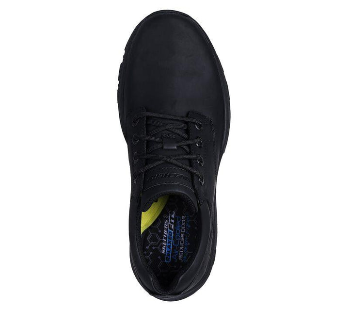 Men's Relaxed Fit Skechers 204920 Knowlson Leland Trainers in Black - Image 1