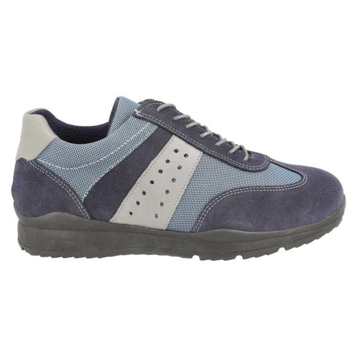 Men's Wide Fit DB Sequoia Trainers in Black Suede / Leather / Textile - Image 5
