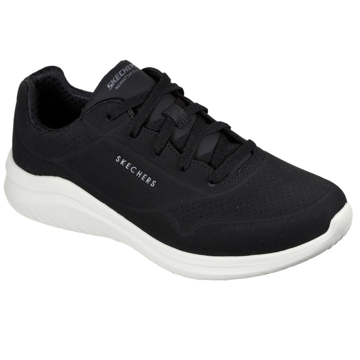 Men's Wide Fit Skechers 232209 Ultra Flex 2.0 Vicinity Trainers - Black/White in Black/White - Image 1