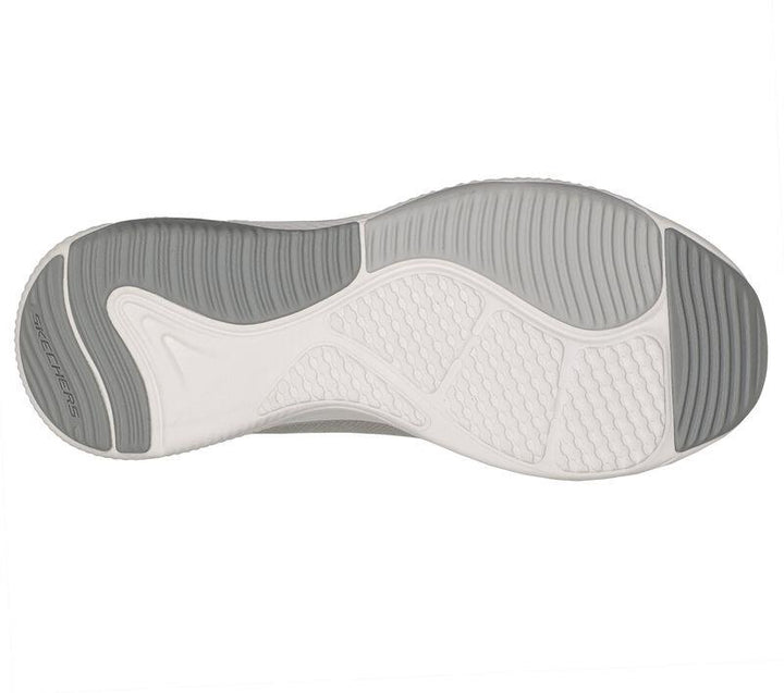 Women's Wide Fit Skechers 149837 D'lux Fitness Pure Glam Trainers in Grey/Silver - Image 1