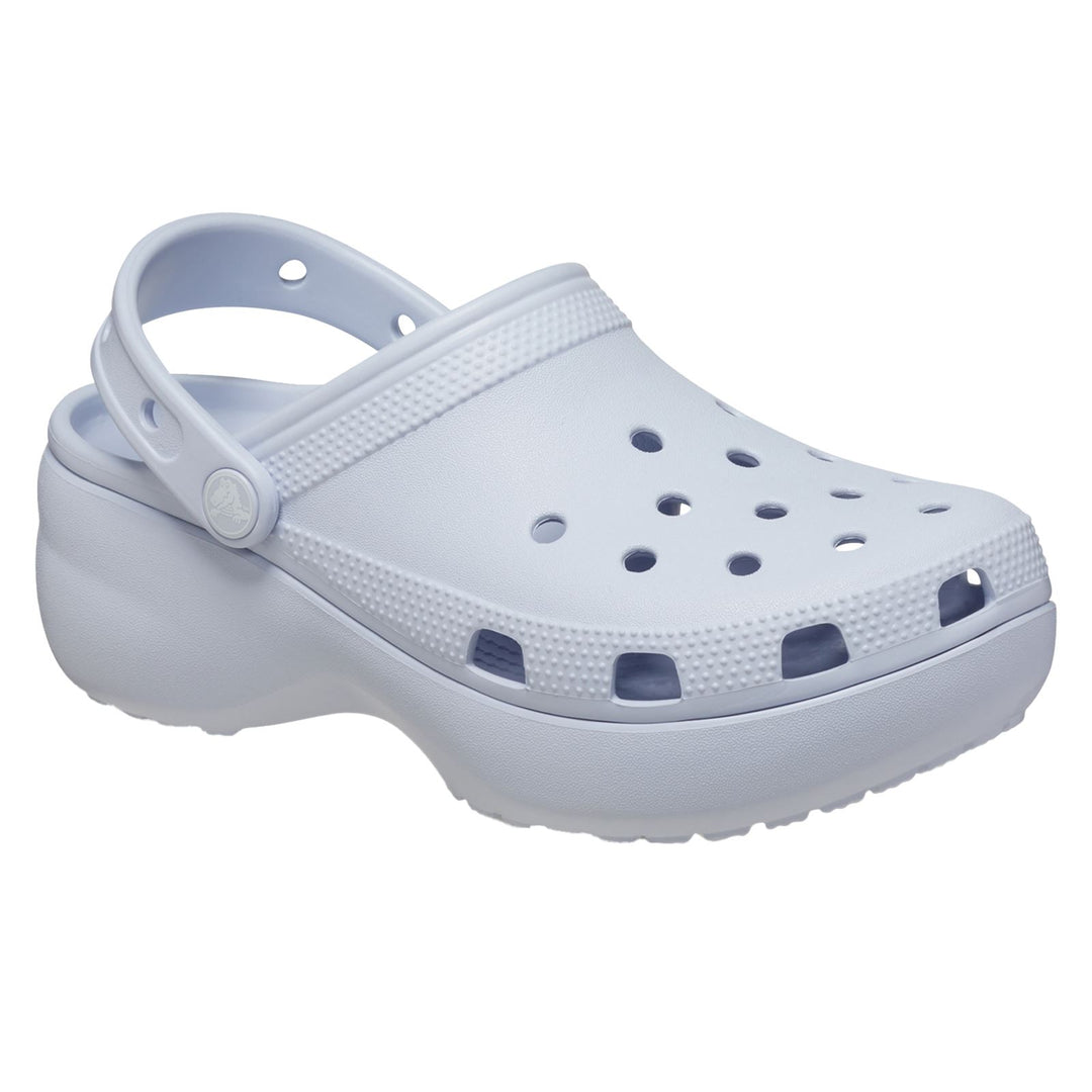 Women's Crocs 206750 Classic Platform Clog Sandals in Black - Image 31