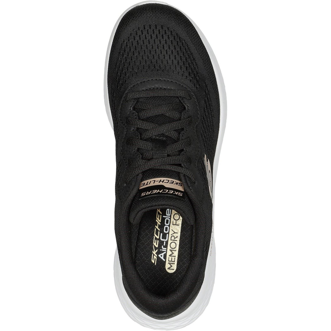 Women's Wide Fit Skechers 149991 Skech Lite Pro Perfect Time Trainers - Black/Rose Gold in Black/Rose Gold - Image 5