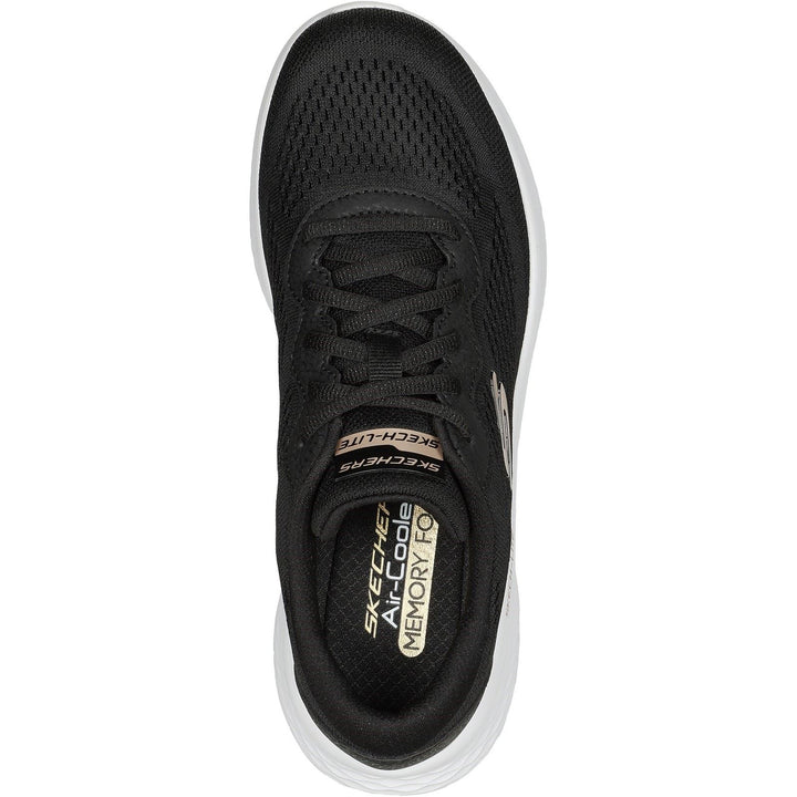 Women's Wide Fit Skechers 149991 Skech Lite Pro Perfect Time Trainers - Black/Rose Gold in Black/Rose Gold - Image 1