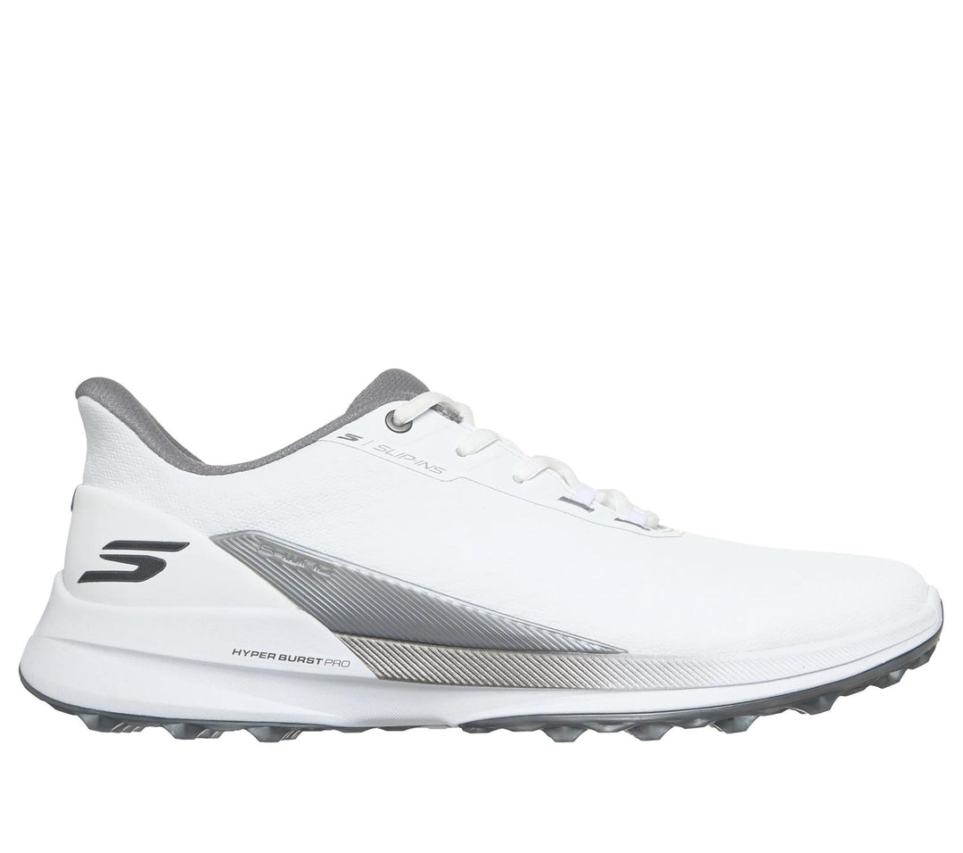 Men's Wide Fit Skechers Slip-ins SK214147 Waterproof Pure SI Trainers in White - Image 2