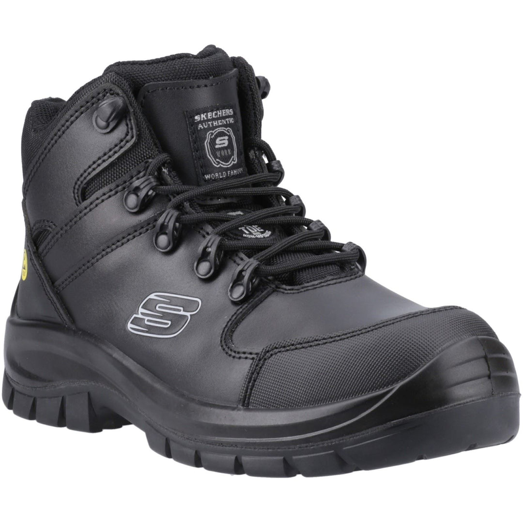 Men's Wide Fit Skechers 200187EC Work Trophus Kilram Boots in Black - Image 3