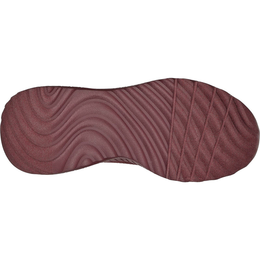 Women's Wide Fit Skechers 117209 Bob Squad Chaos Face Off Trainers -Plum in Plum - Image 6