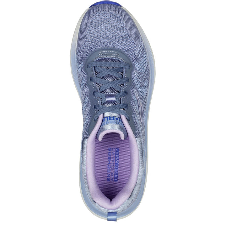 Women's Wide Fit Skechers 129120 Max Cushioning Delta Trainers - Blue/Lavender in Blue/Lavender - Image 1