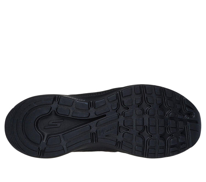 Women's Wide Fit Skechers 128613W Go Run Consistent 2.0 Sumpter Trail Trainers in Black - Image 1