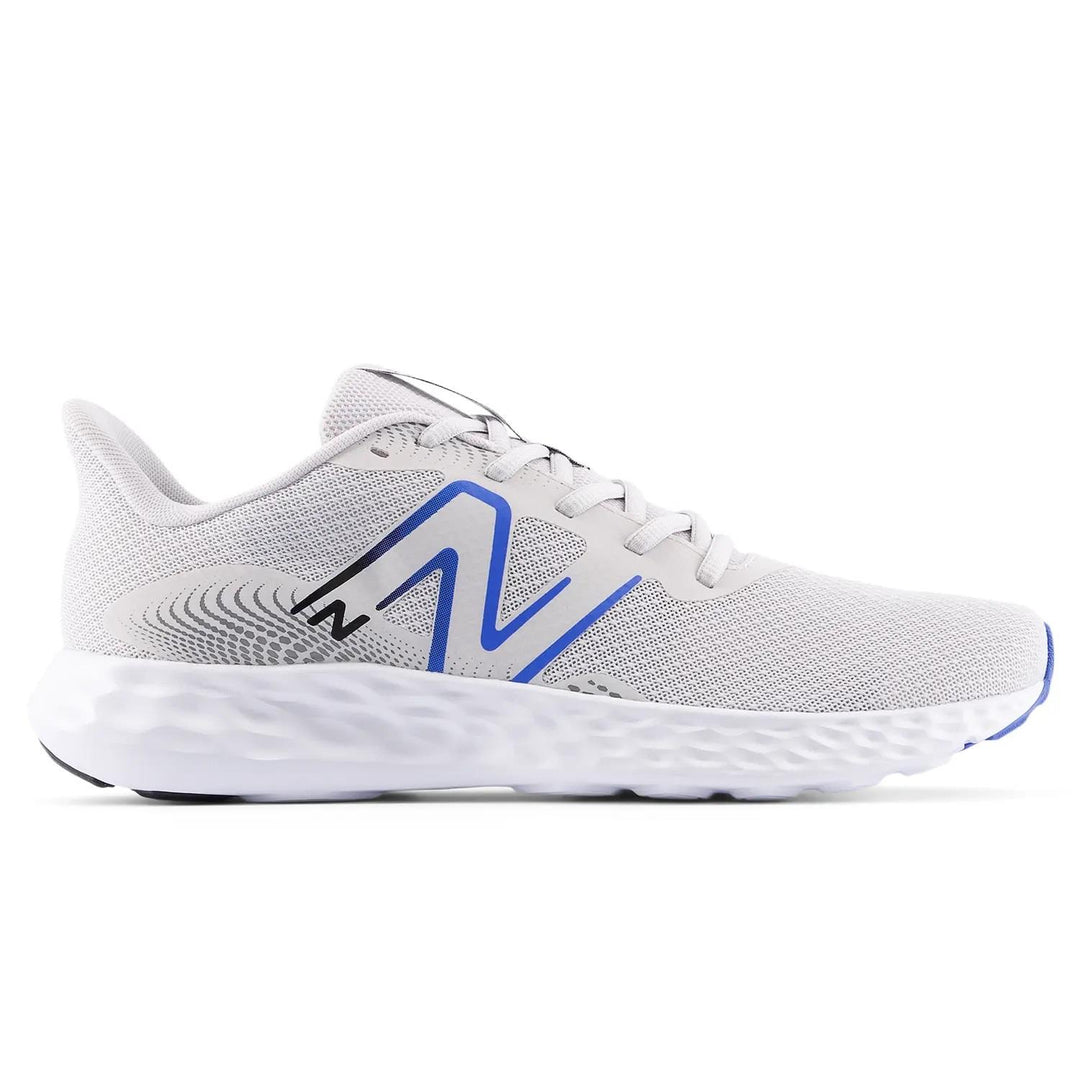 Men's Wide Fit New Balance Dynasoft M411626 Walking/Running Trainers in Grey/Matter - Image 2