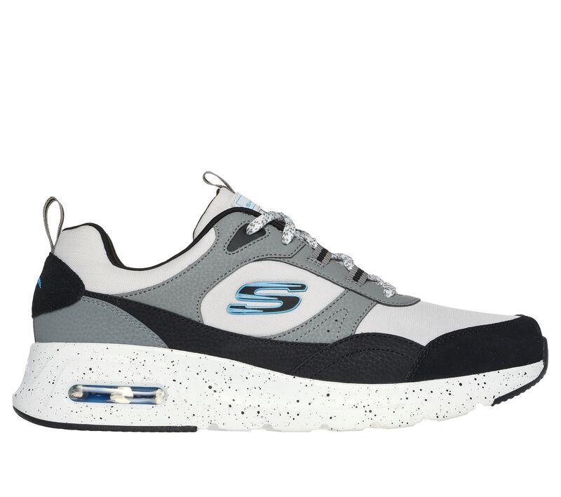 Men's Wide Fit Skechers 232648 Skech-Air Court Trainers in Navy/Natural - Image 8