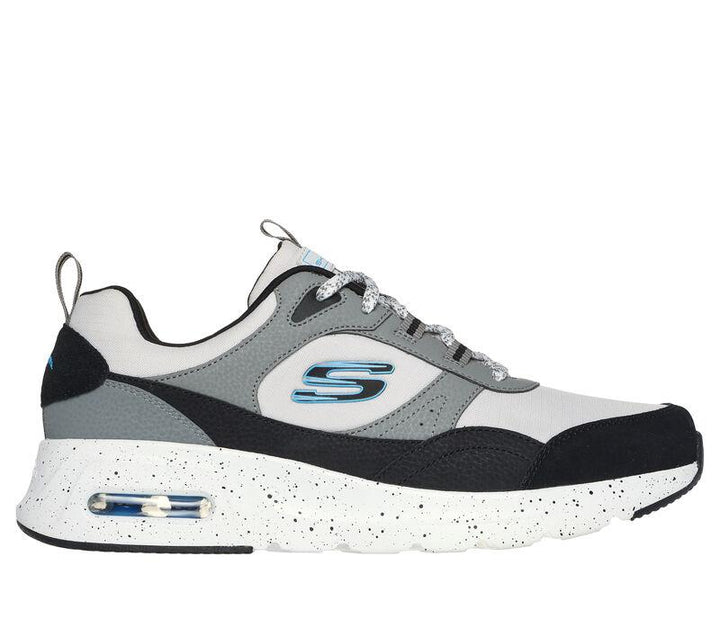 Men's Wide Fit Skechers 232648 Skech-Air Court Trainers in Navy/Natural - Image 1