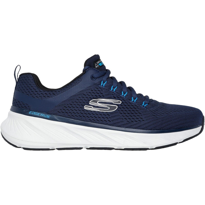 Men's Relaxed Fit Skechers 232843 Edgeride Contention Trainers in Navy/Blue - Image 1