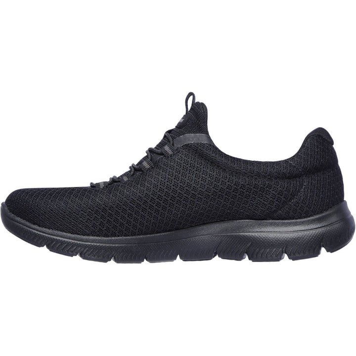 Women's Wide Fit Skechers 12980 Summits Sports Trainers in Black - Image 1