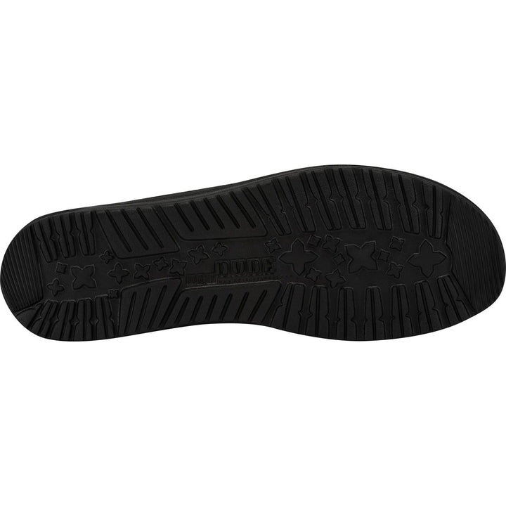 Men's Heydude 40019 Wally Sox Micro Classic Slip On Shoes in Micro Total Black - Image 1