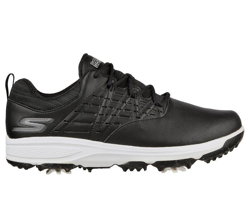Women's Wide Fit Skechers 17001 Go Golf Pro V.2 Sports Trainers in Charcoal/Pink - Image 2