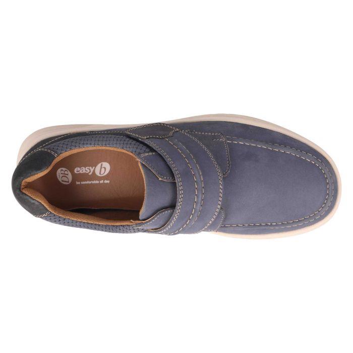Men's Wide Fit DB Ethan Shoes in Denim Nubuck - Image 6