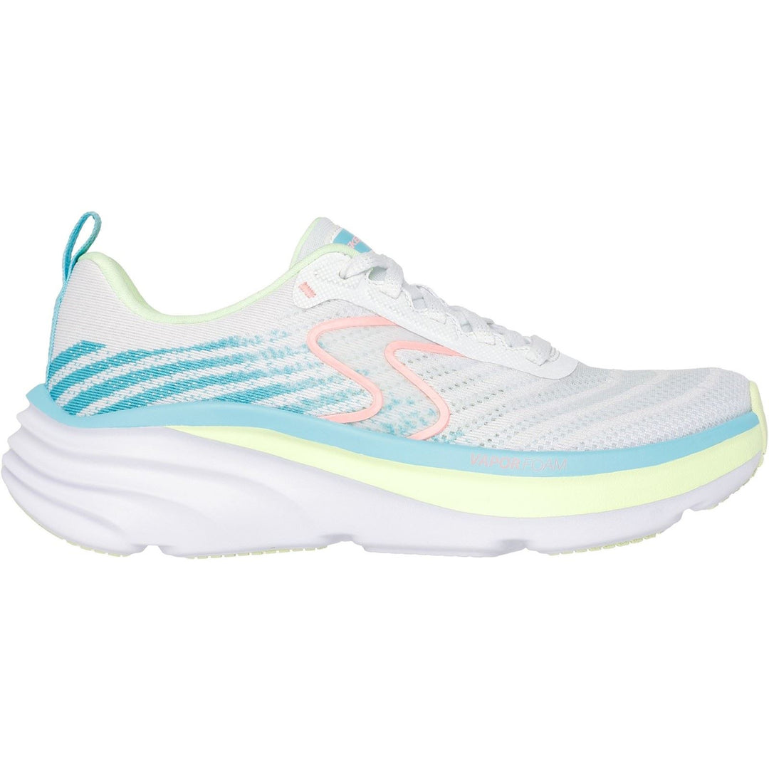 Women's Relaxed Fit Skechers 150583 D'lux Vapor Cool Breeze Trainers in White/Multi - Image 2