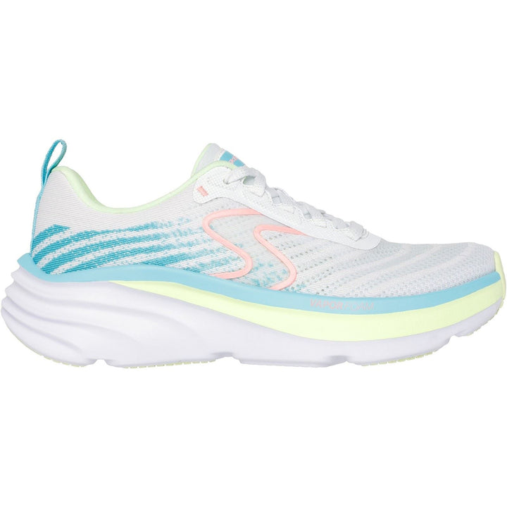 Women's Relaxed Fit Skechers 150583 D'lux Vapor Cool Breeze Trainers in White/Multi - Image 1