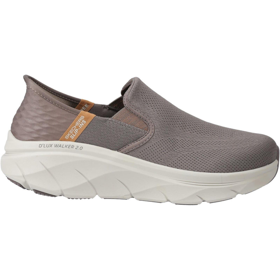 Men's Relaxed Fit Slip-ins Skechers 232463 D'lux Walker Trainers in Brown - Image 2