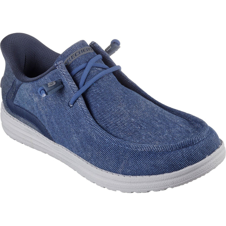 Men's Relaxed Fit Skechers 210959 Slip-ins Melson Coronado Trainers in Denim - Image 1