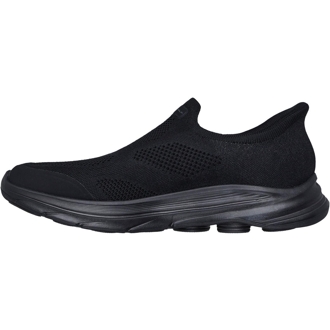 Men's Wide Fit Skechers 216784 Slip-ins Go Walk 8 Pelayo Trainers in Black - Image 4
