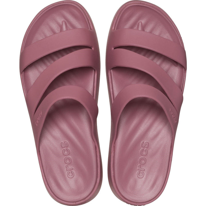 Women's Crocs 209587 Getaway Strappy Slippers in Cassis - Image 1