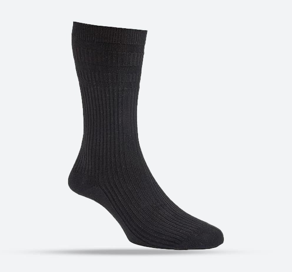 Mens HJ HALL Softop Extra Wide Cotton Wool Socks in Default Title - Image 1