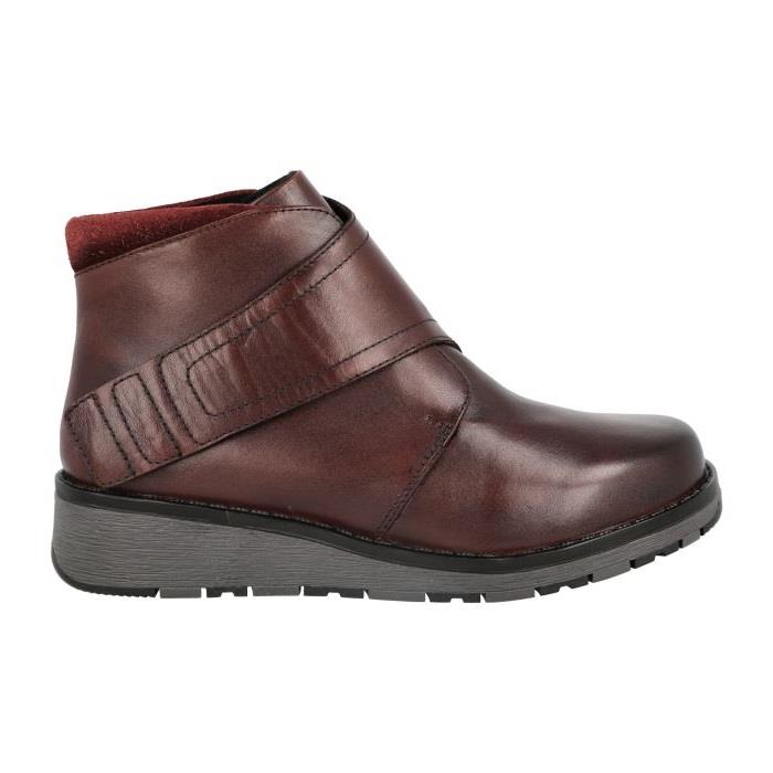 Women's Wide Fit DB Hitchin Boots in Black Leather - Image 1