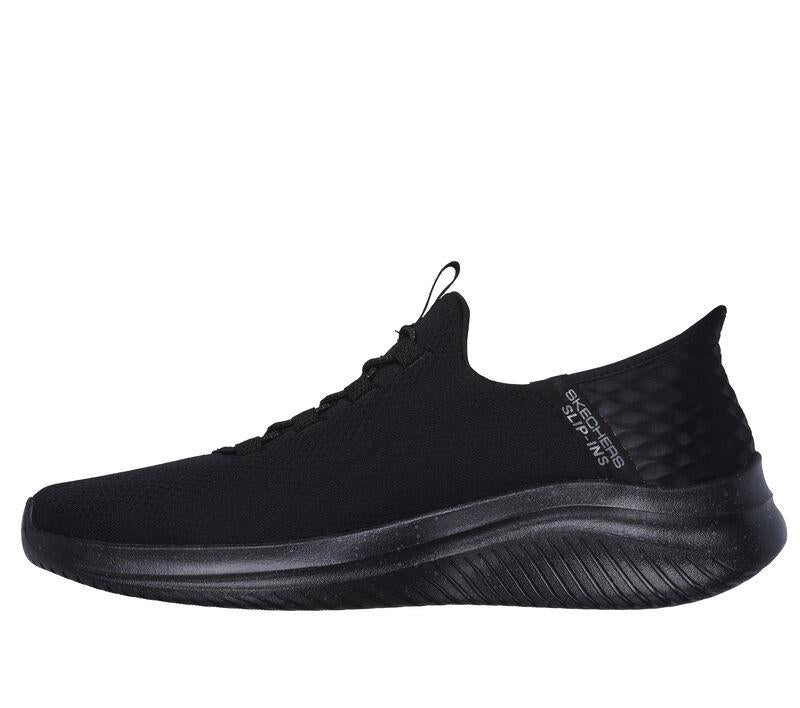 Men's Wide Fit Skechers 232452 Slip-ins Ultra Flex 3.0 Right Away Walking Trainers in Black - Image 4