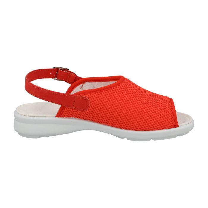 Women's Wide Fit DB Grouse Sandals in Black Textile - Image 1