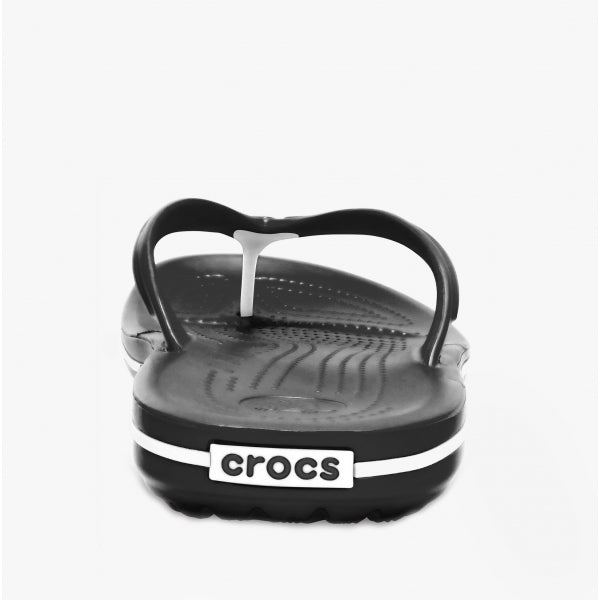 Mens Crocs 11033 Crocband Flip Flops in Black - Image 1